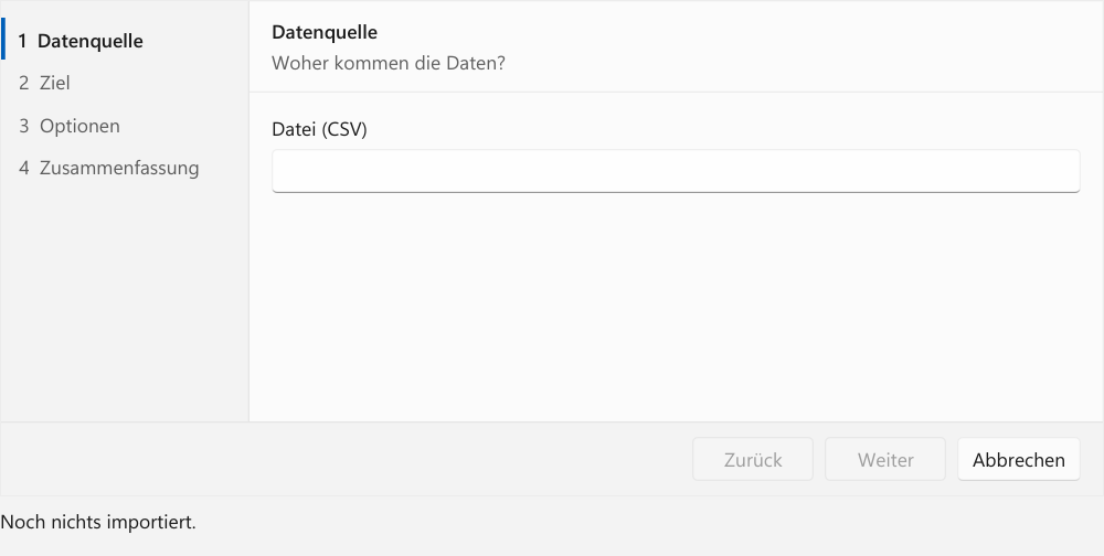 Vorführung: Assistent