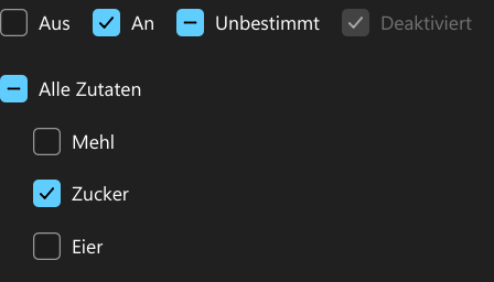 Vorführung: CheckBox