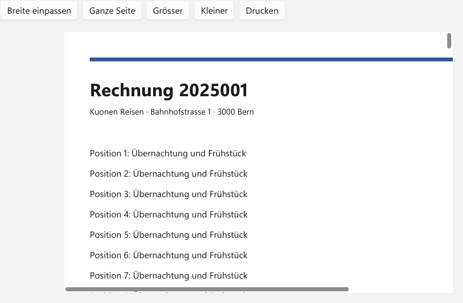 Vorführung: DocumentViewer