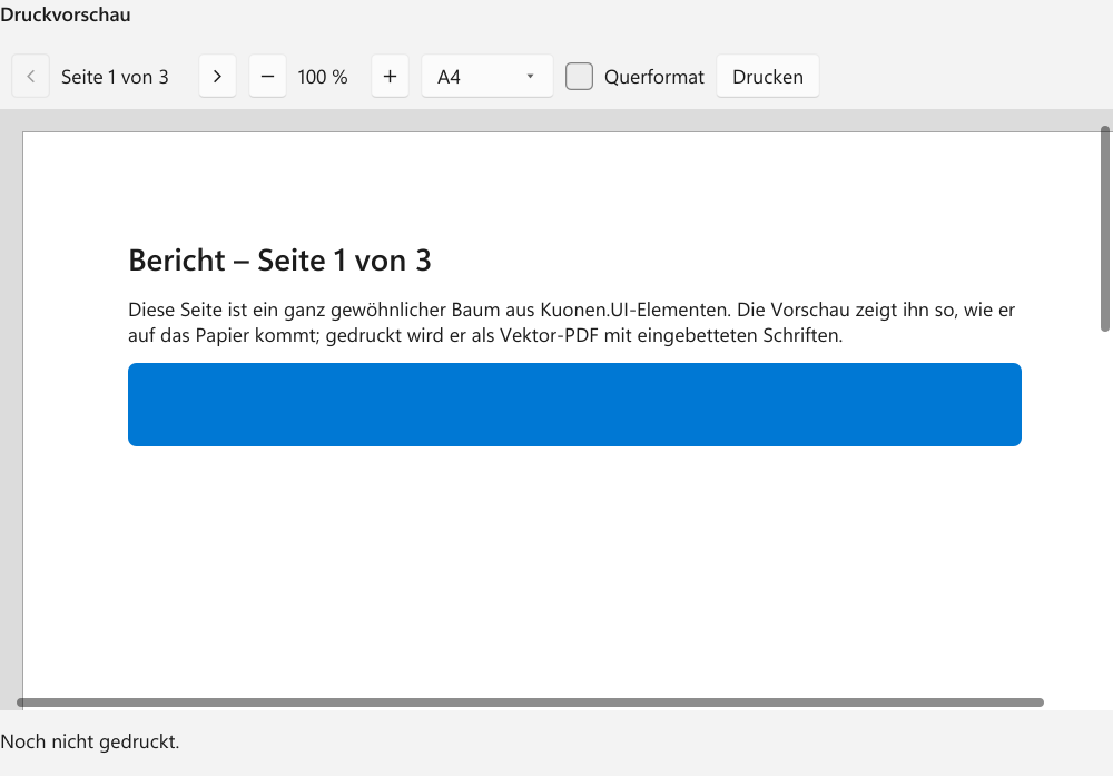 Vorführung: Drucken