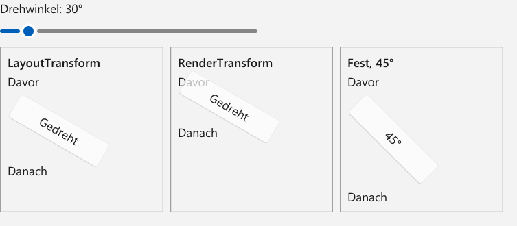 Vorführung: LayoutTransformControl