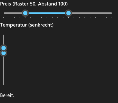 Vorführung: RangeSlider