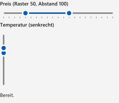 Vorführung: RangeSlider
