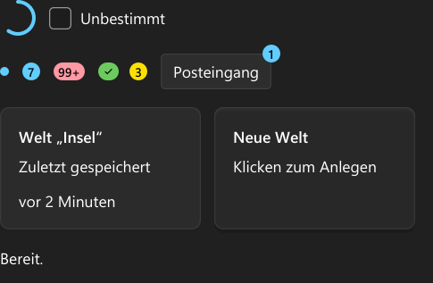 Vorführung: Ring, Abzeichen und Karten