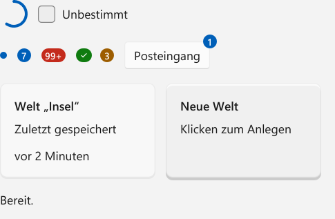 Vorführung: Ring, Abzeichen und Karten